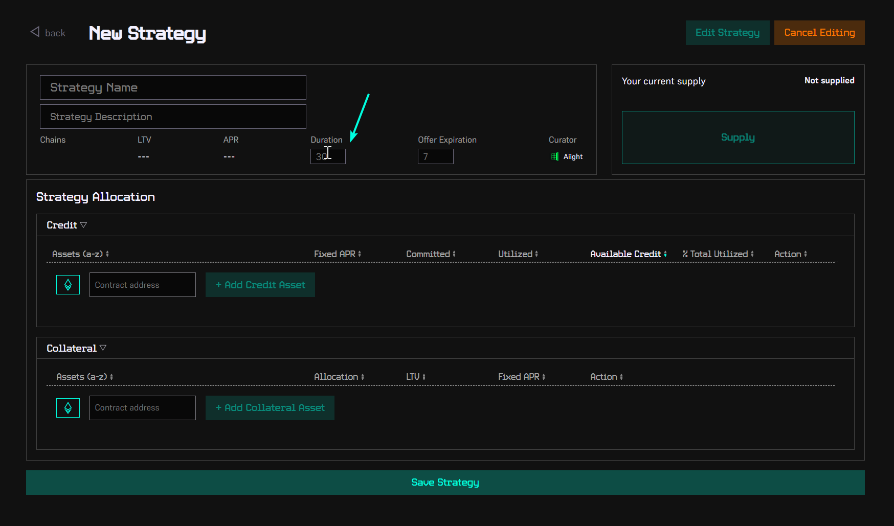 Step 4: Set loan duration