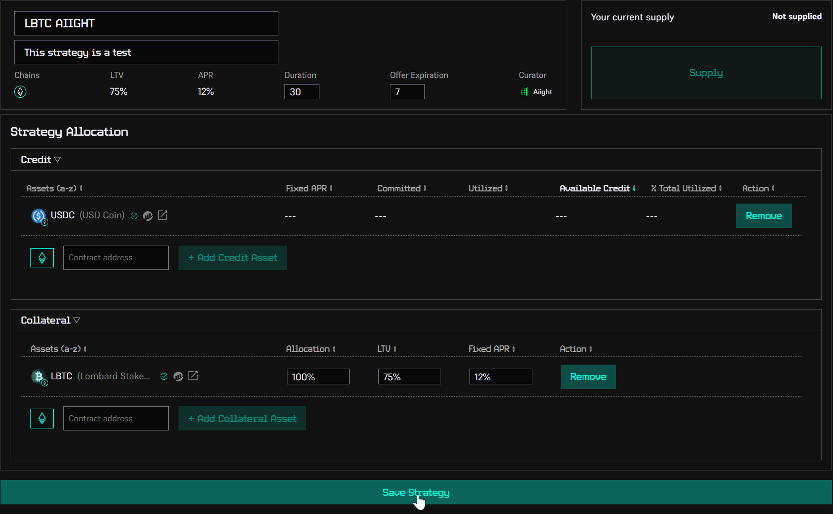 Step 7: Publish your strategy